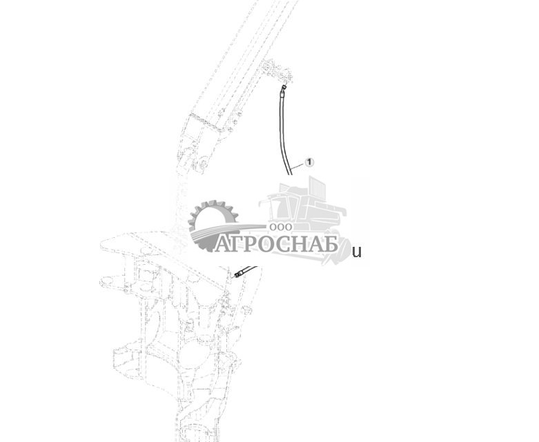 Boom Hoses, W Stump Treatment Harvester Head H480C - ST850676 173.jpg